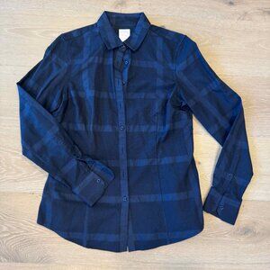 Brooks Brothers Women's Checked Cotton Jacquard Button Down